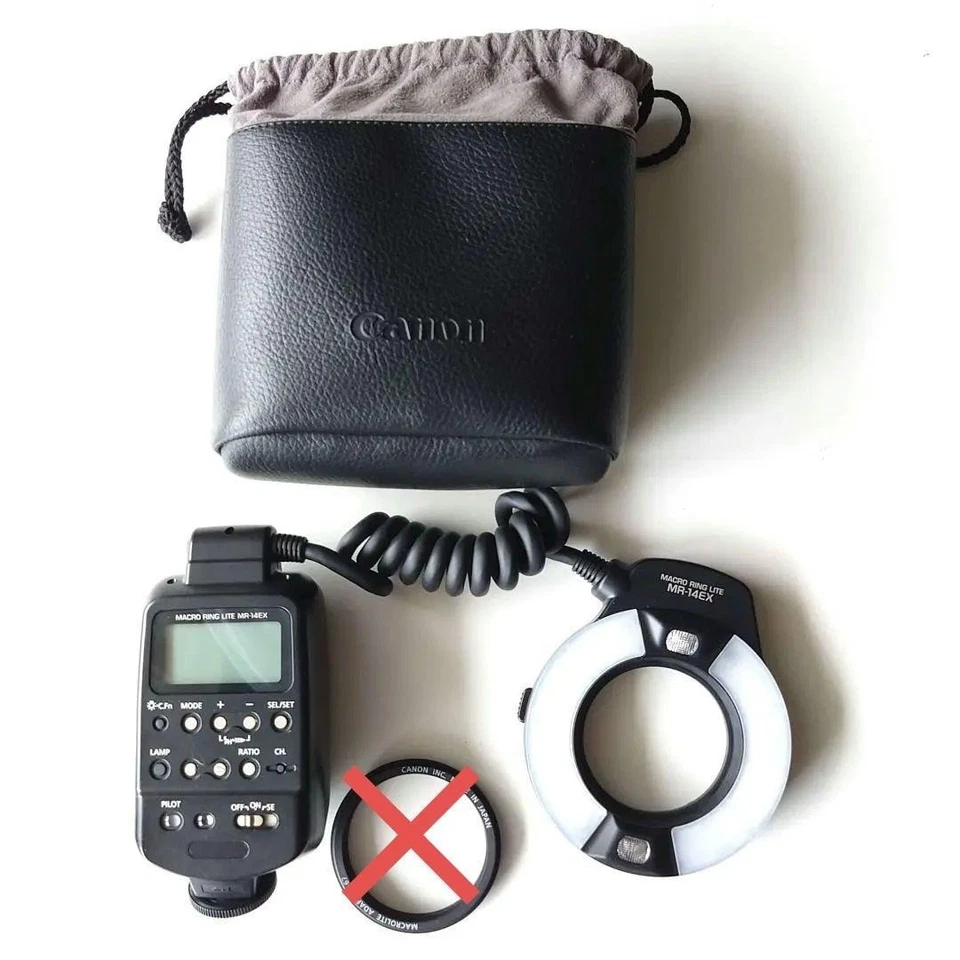 Canon Macro Ring Lite MR-14EX TTL Flash 2356A003AA Lighting for Macro Shots - Image 1 of 4