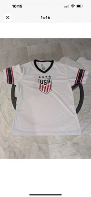 Camiseta Alex Morgan USWNT en blanco nueva sin etiquetas pequeña Foto 1 de 2