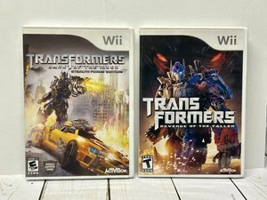 Nintendo Wii Transformers 2 Game LOT Revenge Of The Fallen & Dark Of The Moon - Picture 1 of 7