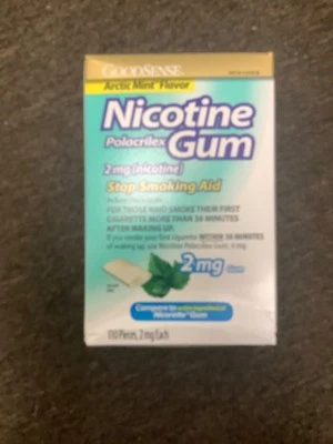 GoodSense Nicotine Gum, 2mg Arctic Mint, 110 Pieces, EXP 11/2025 - Image 1 of 2