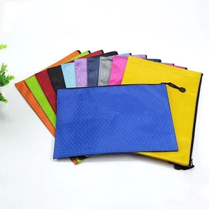  Canvas Aktentasche Ballmuster robust Reißverschluss Dokumententasche wasserdicht Papierdatei - Bild 1 von 11