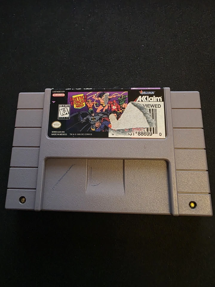 Justice League Task Force Super Nintendo Entertainment System SNES - Image 1 of 2