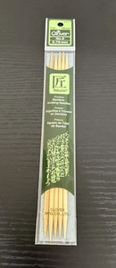 Clover Takumi Bamboo Double Point Knitting Needles 7” Inches No#5 18cm/3.75mm - Picture 1 of 5