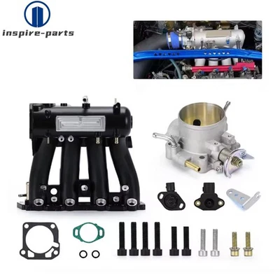 Coletor de admissão + corpo do acelerador para Honda Civic CRX DEL SOL D15 D16 D Series - Imagem 1 de 4
