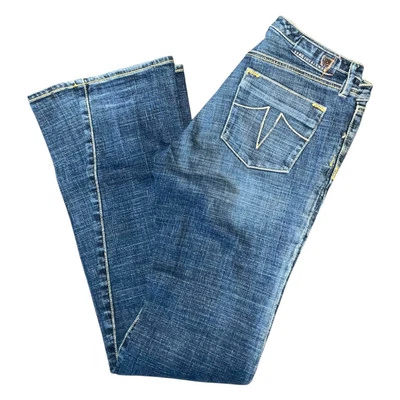 Pantalones de mezclilla para mujer Sergio Valente Bootcut acampanados tiro bajo talla 27 Foto 1 de 4