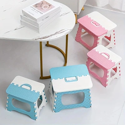 Klapparmer Hocker Kinderhocker Sitzbank Klappstuhl Haushalt tragbar - Bild 1 von 4