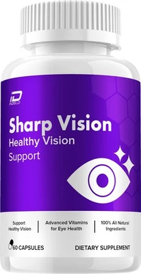 (1 Pack) Sharp Vision Eye Support Supplement – SharpVision Capsules Eye Vitamins - Image 1 of 4