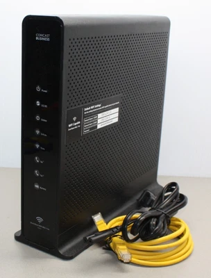 Technicolor DPC3941B Comcast Business Dual Band WiFi Cable Modem Router w/ Cord - Image 1 of 4