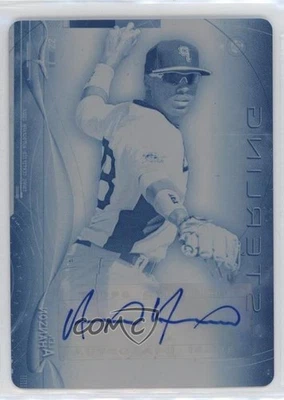 Placa de impresión Bowman Sterling Prospect 2014 cian 1/1 Alen Hanson automática i6j Foto 1 de 3