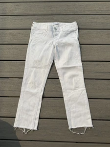 Express Stella White Low Rise Denim Jeans Damen 2 - Bild 1 von 3