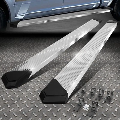 FOR 09-24 DODGE RAM CREW CAB 6" SS PLEATED STEP SIDE NERF BAR RUNNING BOARDS Foto 1 de 4