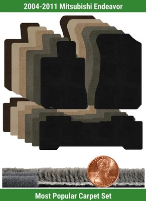 Conjunto de tapete personalizado Ultimat para 2004-2011 Mitsubishi Endeavor (3 peças) #10AZ - Imagem 1 de 4
