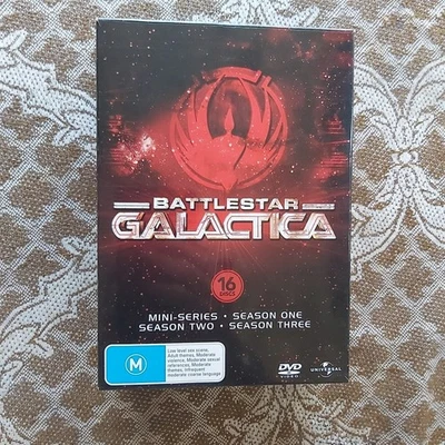 Battlestar Galactica - Series 1-3 & Miniseries - DVD - Boxset - Reg 2 & 4 - VGC - Image 1 of 4