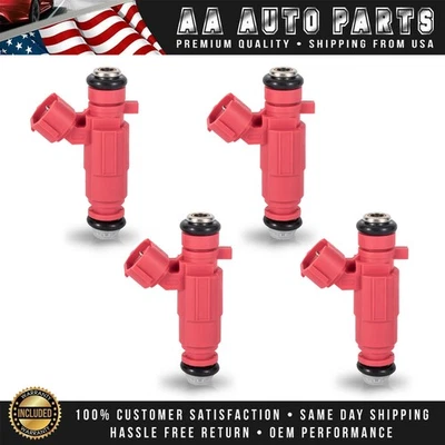 Комплект из 4 топливных форсунок для 2009-2011 Kia Rio5 1,6 л l4 сменный FJ989 3531037170 - Изображение 1 из 4