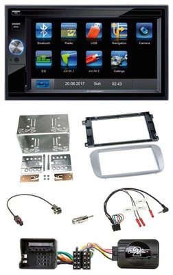 Blaupunkt Lenkrad USB Bluetooth TMC 2DIN Navigation für Ford Mondeo S-Max 07-14 - Bild 1 von 4