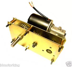 Motor de engranaje de baja velocidad reversible de alto par 12 V CC 5 RPM con interruptor inverso DPDT - Imagen 1 de 2
