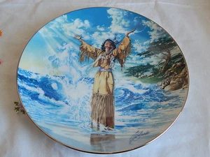 FREE SPIRIT PLATE REFLECTIONS OF THE SOUL COA BY ERNIE CSELKO - Picture 1 of 4