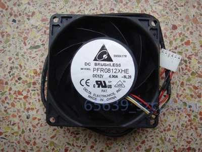 Genuine OEM Dell 104TT PowerEdge C6100 Cooling Fan PFR0812XHE 8cm DC12V 4.9A - Image 1 of 3