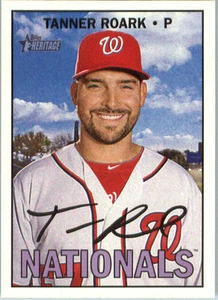 2016 Topps Heritage High Number #555 Tanner Roark Washington Nationals - Picture 1 of 1