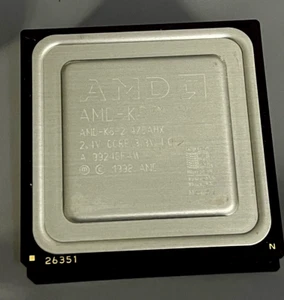 VINTAGE TESTED PULLS AMD K6-2 475AHX SOCKET 7 CPU USA SELLER US-OFF2-BX1 - Picture 1 of 3