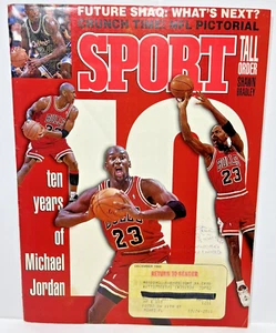 Sport Magazine December 1993 Michael Jordan Shaq & Shawn Bradley NBA - Imagen 1 de 2