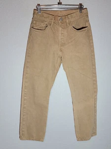 levis strauss sample jeans mens size 26x26 straight buttonfly denim brown - Picture 1 of 10