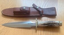 BEAUTIFUL VINTAGE RANDALL #2-7" SS STAG KNIFE NEVER USED W/ SHEATH   D31