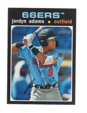 2020 Heritage Minors Jordyn Adams Inland Empire 66ers Card 36