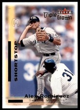 2001 Fleer Triple Crown Alex Rodriguez Seattle Mariners #94
