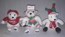 McDonald’s Coca Cola Polar Bears 2004 Set Of 3