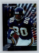 1997 Donruss Cris Carter /1500 Press Proofs Silver Minnesota Vikings