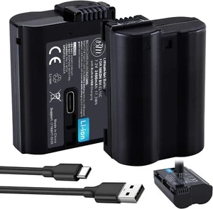 BM Premium EN-EL15C Battery with Built-in USB-C Charging Port for Nikon Z5, Z6 - Picture 1 of 6