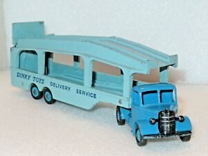 DINKY 982 PULLMORE CAR TRANSPORTER. VERY SMART MODEL. BLUE DECK VERSION.