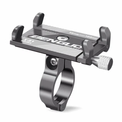Soporte para teléfono para bicicleta motocicleta soporte de aluminio para motocicleta Foto 1 de 4