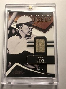 Addie Joss Hall Of Fame Memorabilia 5/10 Pinstripe Game Used Authentic Ebay 1/1