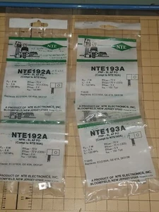NTE192A & NTE193A complimentary pairs/2 sets/New in original packaging - Picture 1 of 4