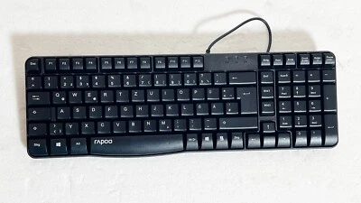 RAPOO N 1850 Mechanische Tastatur Wired DEU Layout. ***NEU!*** - Bild 1 von 4