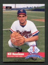 1996 Tulsa DRILLERS 20th Anniversary #5 BILL HASELMAN Long Branch NEW JERSEY