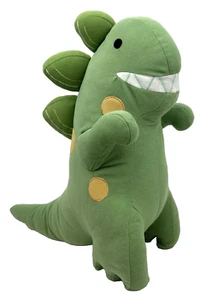 Jumping Beans Green Dinosaur Bed Throw Pillow Stuffed Animal Plush Kohls - Picture 1 of 7