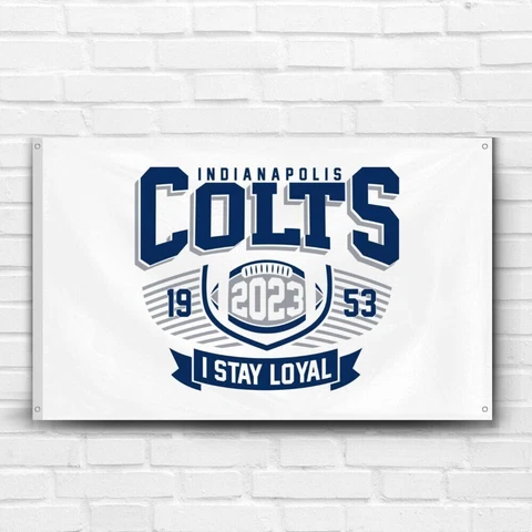 Indianapolis Colts 3x5 ft Flag NFL Football Champions Banner Gift Wall Decor Cover