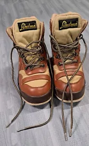 Hodgman Lakestream Fly Fishing Lace Up Boots Women's Size 7 Brown Felt Bottoms - Picture 1 of 6
