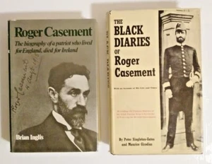 lot, bundle of 2 books, Roger Casement, Biography and Diaries. Hardcovers and DJ - Imagen 1 de 12