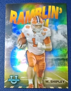 Will Shipley Ramblin Refractor 2022 Bowman University Chrome #RM-6 Rookie Card - Picture 1 of 2