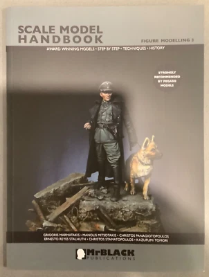 Scale Model Handbook Figure Modeling 3 Techniques Step by Step Box Art Mr Black - Image 1 of 2