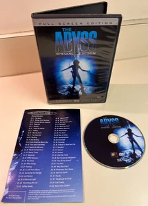 The Abyss DVD + Insert, James Camerion, Full Screen, 28 Minutes Extra Footage - Picture 1 of 3