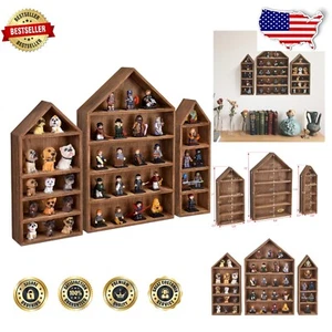Customizable 3-Pc Wall-Mounted & Tabletop House-Shaped Storage Organizer - Picture 1 of 9