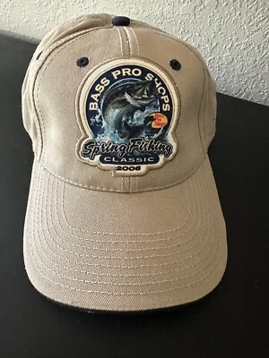 Gorra de béisbol Bass Pro Shops gorra pesca de primavera clásica 2006 ajustable nueva de stock Foto 1 de 4