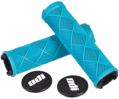 ODI Cross Trainer Lock-on MTB Grips Aqua - Image 1 of 2