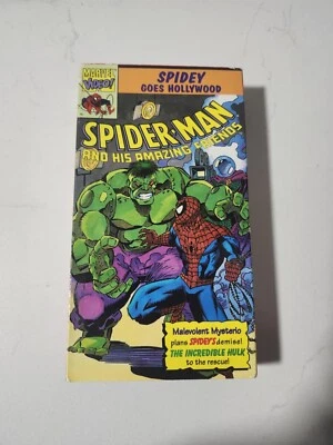 Spider-Man and His Amazing Friends Vol. 3 Spidey Goes Hollywood VHS Marvel Video - Image 1 of 3