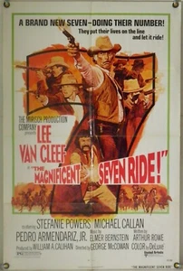 DIE PRÄCHTIGEN SIEBEN REITEN! FF ORIGINAL EINBLATT FILMPOSTER (1972) - Bild 1 von 1
